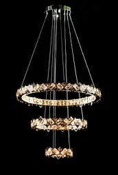 Світлодіодна люстра Splendid Ray L40802/60+40+20/3 LED з кришталем, хром, 100 Вт, з пультом і димером - мініатюра 4