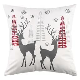 Подушка Ardesto Christmas Deer 45х45см, білий (ART1032HD)