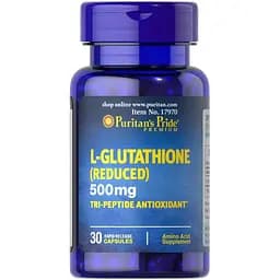 Глютатион Puritan's Pride L-Glutathione 30 капсул