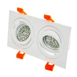 Світильник врізний поворотний Brille HDL-DT 109/2 MR16 WH 36-250 - мініатюра 2