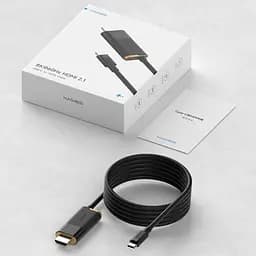 Кабель (перехідник) Xiaomi HAGiBiS USB-C на HDMI 2.1 8K@60Hz / Type-C 100W PD / 2m (SWC10) - мініатюра 4