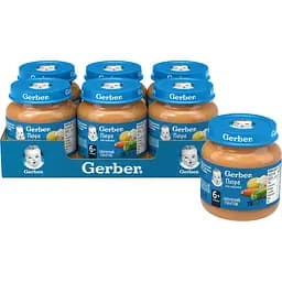 Пюре Gerber Овочевий салатик 780 г (6 шт. х 130 г)   - мініатюра 3