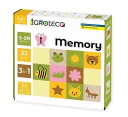 Дерев'яна настільна гра IGROTECO "Меморі" 900781