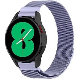 Ремінець для Samsung Galaxy Watch 5 44mm - фіолетовий Watchbands Milanese Loop ширина кріплення 20мм металевий (WB4194133)