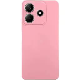Чехол TPU Getman Liquid Silk Full Camera для Xiaomi Redmi Note 14 5G Розовый / Pink