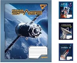Зошити учнівські 24 аркуша клітинка. YES Space, 20 шт. в упаковці