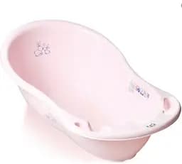 Ванночка Tega Зайчики, со сливом, 86 см, розовый (KR-004-104)