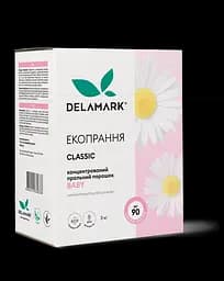 Безфосфатний пральний порошок Delamark Royal Powder Baby Ромашка 3 кг