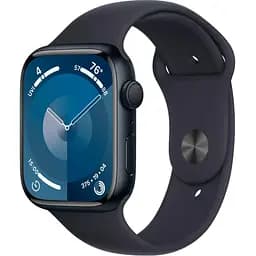 Смарт-часы Apple Watch Series 9 GPS 45mm Midnight Aluminum Case with Midnight Sport Band M/L [MR9A3] Б/У [166353]