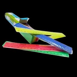 Лінійка непрозора 20 см ST00304 МІКС