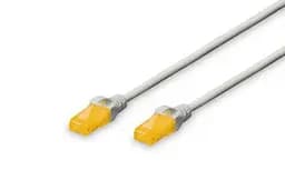 Патч-корд САТ 6A U-UTP 10м AWG 26/7 Cu LSZH сірий Digitus teh0018374