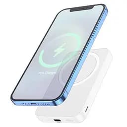 Портативний акумулятор Hoco J109 Easy PD 20W MagSafe Fast charging 5000 mAh білий - мініатюра 2