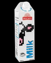 Молоко з кришкою ТМ 365 Milk Days 2,5% (1л.)