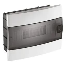 Електричний щиток внутрішній Horoz Electric 12 з пружинною системою блокування білий