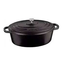 Гусятниця з кришкою, чорна, Kela Calido 9.3 л (12474)