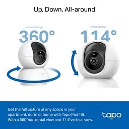 IP-Камера Tapo C230 3MP N300 microSD motion detection 360° mic TP-Link teh0015935 - мініатюра 6
