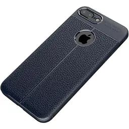 Чохол-накладка iPaky TPU Litchi Stria Series Case Apple iPhone 7 Plus/8 Plus Blue