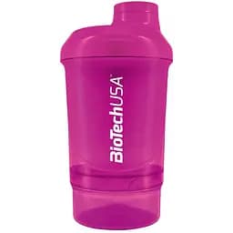 Шейкер BiotechUSA Wave+ Nano shaker 300 мл (+150 мл) Magic Magenta (24030400)