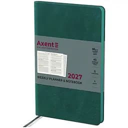 Щотижневик Axent 2027 Partner Soft Cloud 125x195 мм смарагдовий (8537-27-3-A)