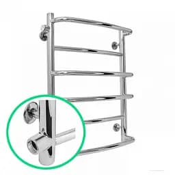 Водяна рушникосушка Laris Євромікс П6 450x600 бокове підключення 71207364, Хром