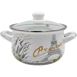 Кастрюля Verona эмалированная со стеклянной крышкой 3 л (VR-0004-20)