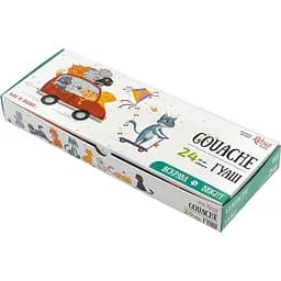 Набір гуашевих фарб Cats 24×10 мл Rosa Kids