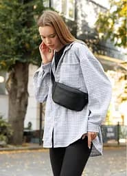 Поясная сумка бананка Sambag Tirso MSO черный 31 х 12 х 5 см (80119001)