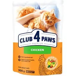 Сухой корм для кошек Club 4 Paws курица 300 г