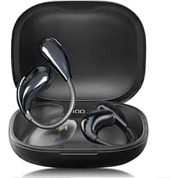 Наушники с открытыми ушами TUINYO, беспроводные наушники Bluetooth 5.4 со светодиодным экраном, 25 часов воспроизведения