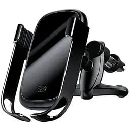 Автодержатель Baseus Wireless Charger Rock Solid Electric Holder черный WXHW01-01