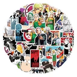 Стікерпак Дні Сакамото Набір наклейок GeekLand Sakamoto Days 55 штук