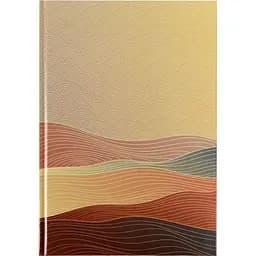 Книга записна Axent Waves A4 в клітинку 96 аркушів бронзова (8422-563-A)