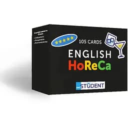 Настольная игра English Student Карточки для изучения английского языка English Student HoReCa English Vocabulary (укр.) (591225970)