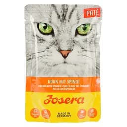 Вологий корм для котів Josera паштет курка зі шпинатом 85 г