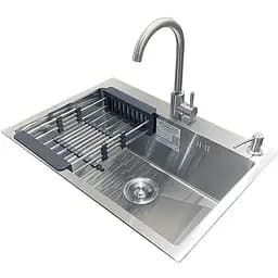 Комплект мийка + змішувач Romzha Arta U-600S (A)