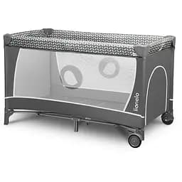 Манеж Lionelo Flower Grey Scandi, сірий (LO-FLOWER GREY SCANDI) - мініатюра 4