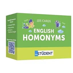 Настольная игра English Student Карточки для изучения английских слов English Student Homonyms укр. (591226038)