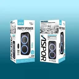 Портативна акустика Aspor Bluetooth A6682 мікрофон бездротова - мініатюра 2
