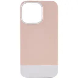 Чохол Epik TPU+PC Bichromatic для Apple iPhone 13 Pro 6.1 Grey-beige/White