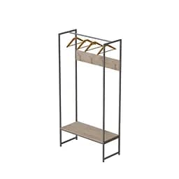 Вішалка модульна підлогова Треліс 12 180x90x38 сірий ДСП Дуб Сан-Марино 16мм FRD-104320