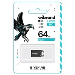 Flash Wibrand USB 2.0 Hawk 64Gb Black - мініатюра 2