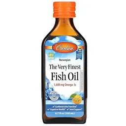 Рыбий жир Carlson Fish Oil норвежский апельсин 200 мл