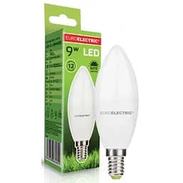 Лампочка Euroelectric LED CL 9W 900Lm E14 4000K (LED-CL-09144(EE)) - мініатюра 2
