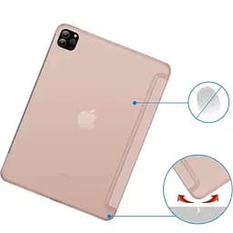 Чохол-книжка BeCover Tri Fold Hard для Apple iPad Pro 12.9 2020/2021/2022 Pink (711721) - мініатюра 2