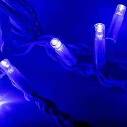 Вулична гірлянда бахрома 5.2х0.5м Xmas 120 Short curtain-B-1 115 LED, Синя лед гірлянда зовнішня (ST) - мініатюра 4