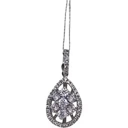 Серебряная подвеска Filligrana с фианитами. 21624698