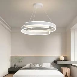 Стильна підвісна LED-люстра Art 2461/500+500WH - мініатюра 5