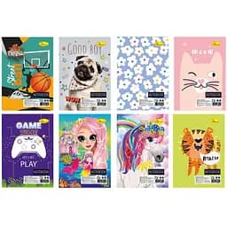 Блокнот А7 Апельсин АП-1715 дитячий на пружині 72 аркушів асортимент