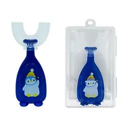 Детская зубная щетка-капа в футляре Mega Zayka MGZ-0730(Blue) голубой