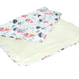 Пелюшка непромокальна Еко Пупс Eco Cotton Дитячі супергерої 65х90 см біла - мініатюра 2